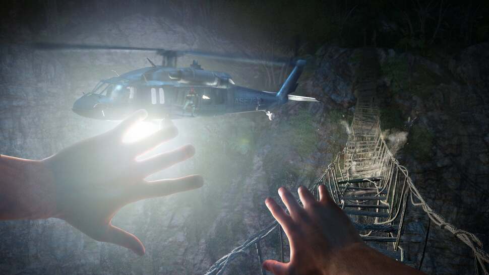 Far Cry 3's animation system marks one of the major steps forward for the engine, with Jason's hands reacting to objects and sights around him. Motion capture is also taken to theatrical extremes by the energetic Michael Mando, playing the mean-spirited antagonist Vaas