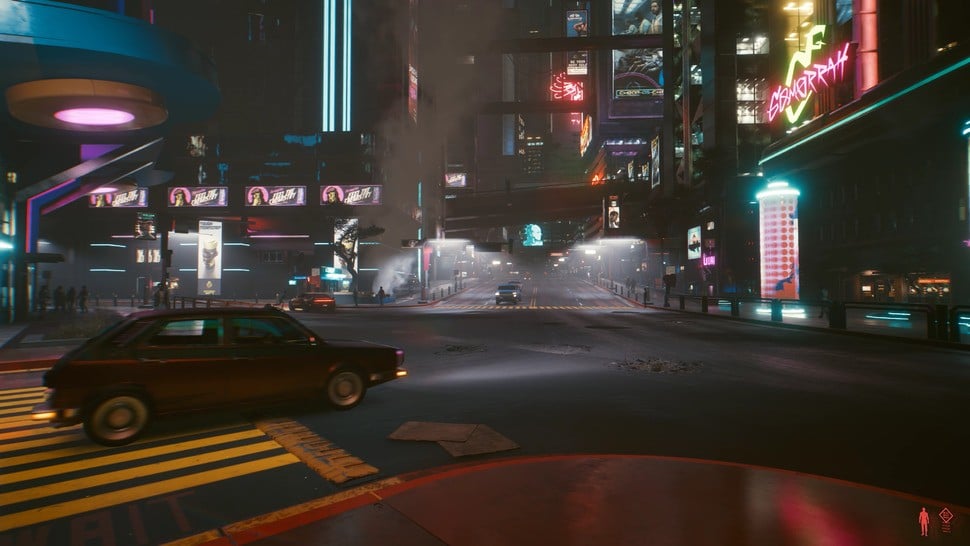 Worlds apart from consoles, Cyberpunk 2077 reaches its zenith on high-end PC hardware. Rendered here with full ray tracing features on RTX 3090