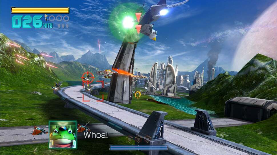 No anti-aliasing is used, leading to some evident pixel crawl in motion. On the plus side, the image isn't blurred by any post-process AA