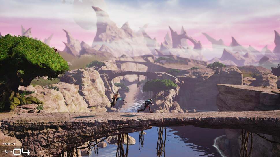 This shot shows how a combination of lighting, shaders, reflections and post processing create some memorable scenes in the game