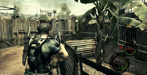 A brace of 1080p versus shots pitching the Xbox 360's scaler against the PC's uncompromising 'full HD' experience.