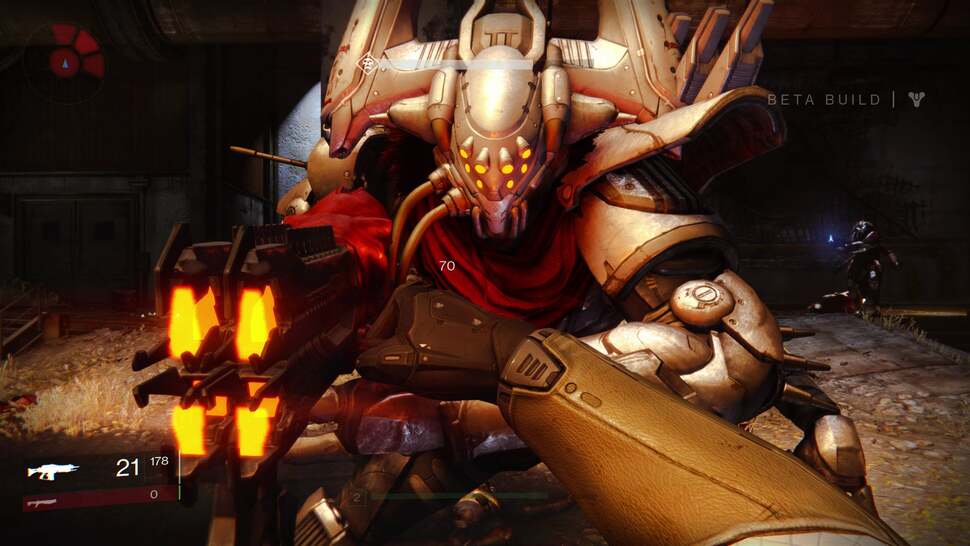 Enemy models such as the Devil Archon boss here are among the most detailed seen in Destiny's beta build. It’s hugely polished - as you would expect bearing in mind we're getting very close to launch now