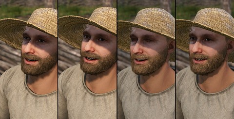 While the game looks great at ultra for the most part, choosing lower settings often results in noticeable downgrades - such as striated lines on skin, blocky shadows with light leaking, or volumetric artefacts.