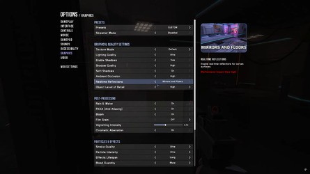 Selaco plays well enough on the Steam Deck, but a CPU bottleneck seems to keep even a locked 60fps off the table - despite offering a dense options menu for tweaking performance and setting the game up for your preferences. Locking the game to 45 or 50fps on Steam Deck provides a more consistent experience.