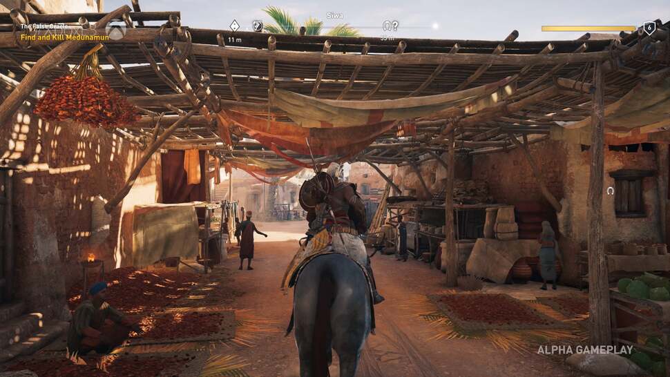 Advanced global illumination is present, adding more depth to ambient lighting. Notice the glow around the cloth, table and wall on the left