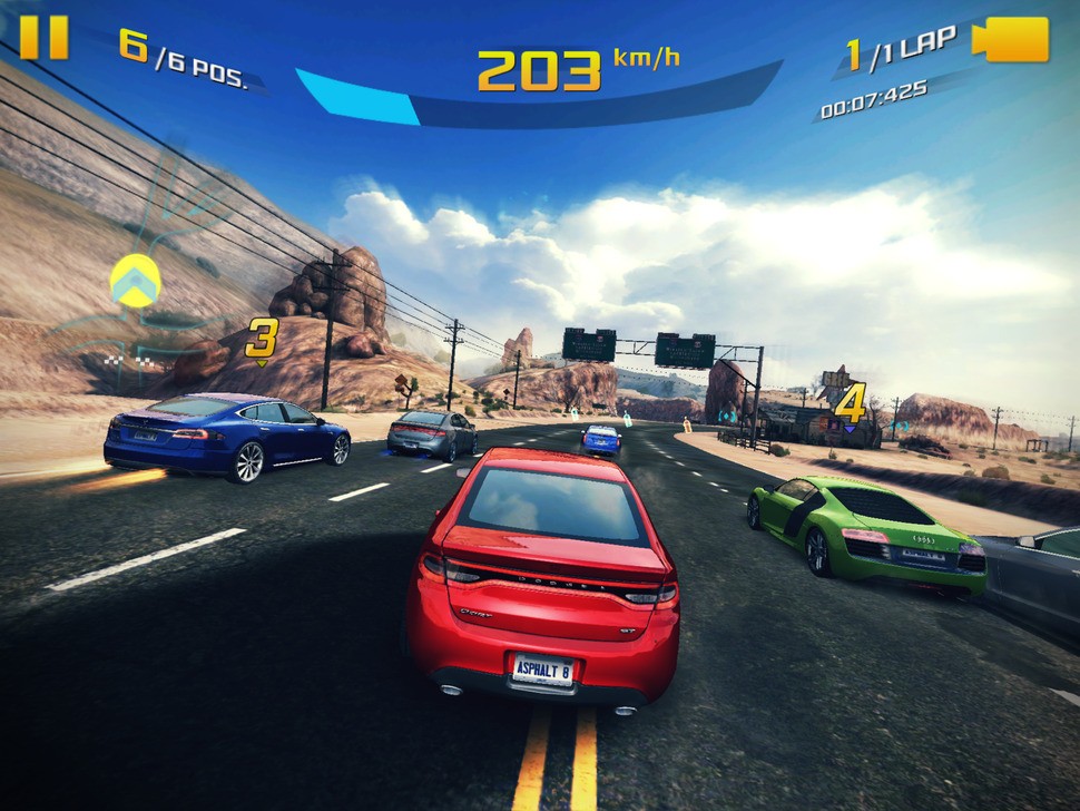 Asphalt 8 runs poorly on iOS. The Air 2 offers few advantages over its immediate predecessors