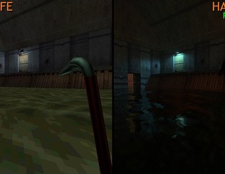 Water produces some of the most obvious differences, RT vs original.