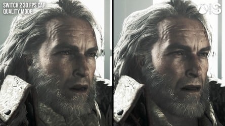 Here are a few shots comparing the Switch 2 version in quality mode versus Series S in its solitary mode. Click to enlarge. 