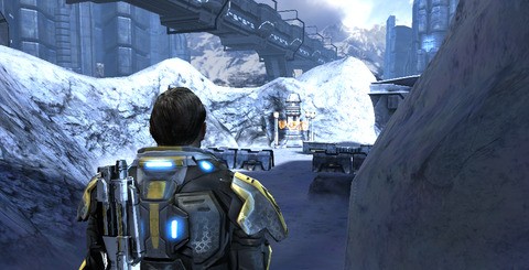 Infinity Blade 2 and Mass Effect: Infiltrator - iPad 2 native 1024x768 grabs on the left, new iPad versions on the right. Neither game seems to be using the full resolution of the new Retina display, presumably because the GPU resources aren't there to maintain performance. As with all the screenshots embedded into this article, click on the thumbnails for full resolution images.