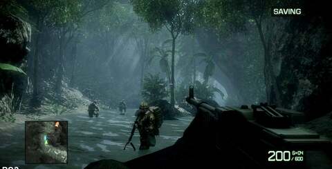 Implementation of water generally tends to favour the Xbox 360 version of the game, with the PS3 seemingly running a lower precision model.