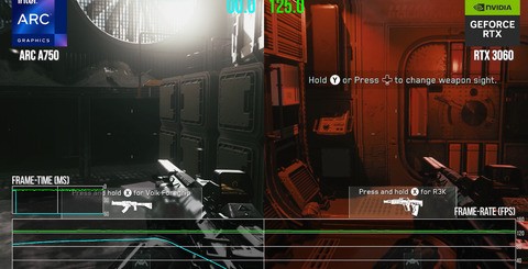The highs and lows of Arc A750 beyond the modern game benchmarks. ReBAR is essential for your system, otherwise the performance loss is too high (top-left). Crysis 3 Remastered showed that sometimes legacy titles work out just fine for Arc (top-right). However, COD Infinite Warfare always crashes in the first campaign mission (bottom-left), while Assassin's Creed Unity is still a DX11 disaster (bottom-right). Click on the images for higher resolution.