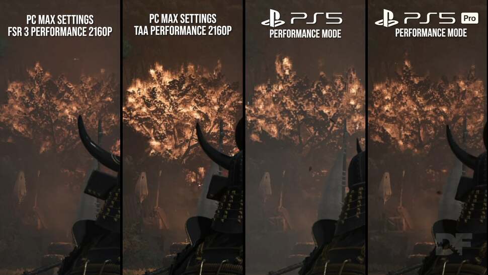 The upscaling used here doesn't appear to be PSSR, despite claims by Ubisoft last year. Instead, TAAU looks like the most likely option.