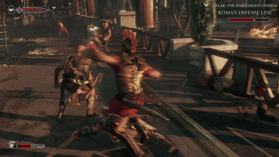 Lastly, a look at the per-object motion blur used liberally throughout the game. Ryse appears to make use of a high number of samples for its implementation