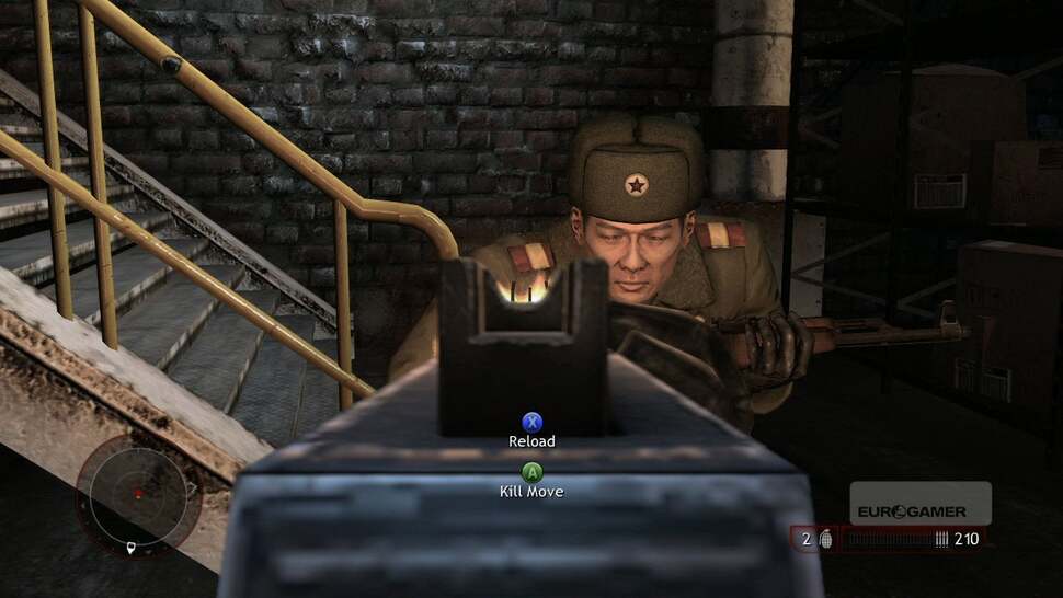 Extreme close-up iron-sights often make it harder to aim since so much of the screen is obscured