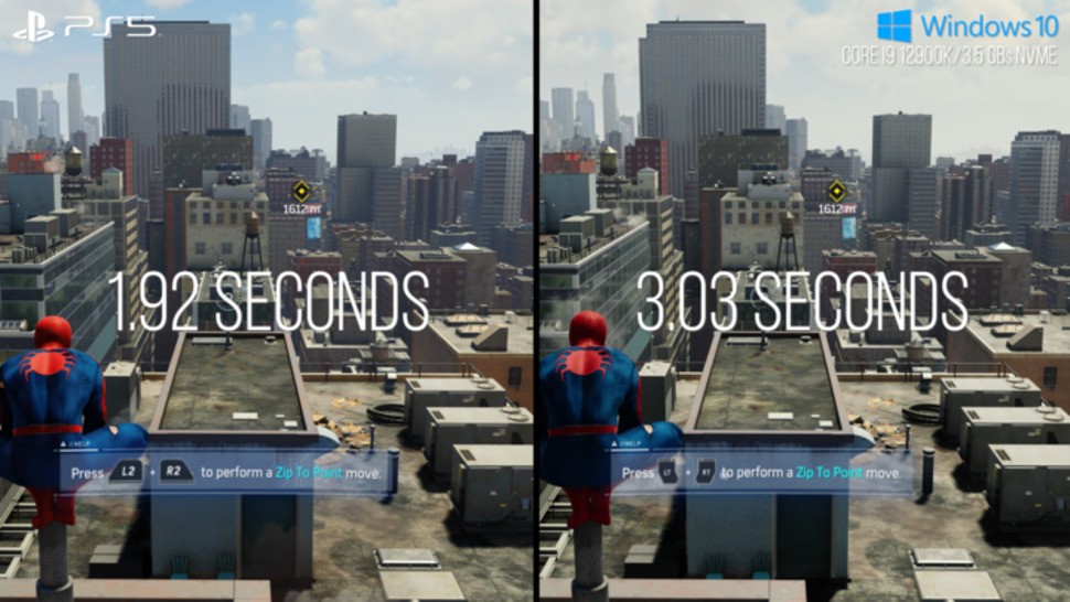 Even without the PS5's hardware decompression engine, loading times are very fast - limited a touch by an added step of shader compilation