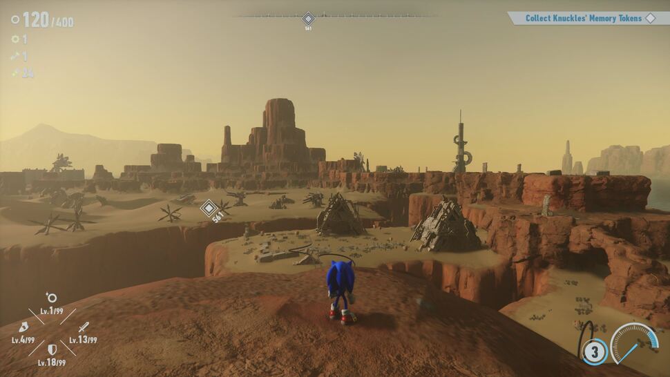 Often beautiful, Sonic Frontiers impresses with high quality physically-based materials and a full-time lighting solution that includes a shifting time of day