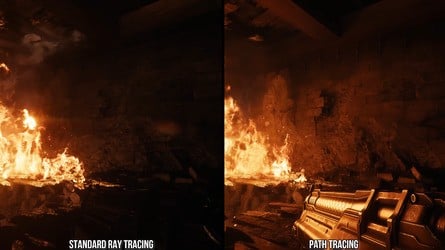 Emissive lighting is another feature enabled in the path tracing mode, allowing for a greater number of light sources - which can combine beautifully with the improved RTGI and reflections.