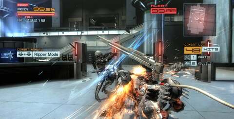 Just because we can: Metal Gear Rising: Revengeance at last running at full 1920x1080 with 8x MSAA engaged, and all the other gubbins at maximum. Alas 2560x1440 and higher isn't possible - at least not yet. Click on the thumbnails for full resolution imagery.