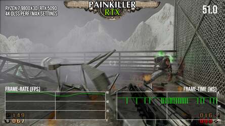 Whether maxed on an RTX 5090 or running on optimised settings on an RTX 4060, the current work-in-progress version of Painkiller RTX can certainly challenge hardware.