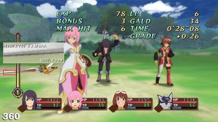 Flat colours and the nature of this image play down the difference level, but due to demo content variance, it's the only similar-looking shot we can produce for now.