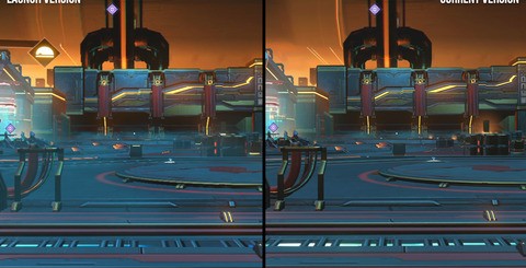 No Man's Sky saw a dramatic turnaround with the inclusion of FSR 2 upscaling - click to see the differences up close.