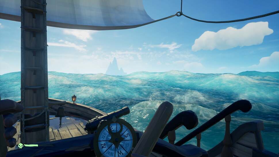 The ocean simulation featured in Sea of Thieves delivers highly realistic wave patterns complete with foam and reflection and penetration. The results are always stunning