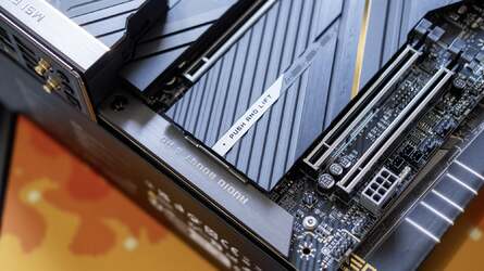 The MSI MEG Z890 Ace has a fetching black-and-gold colour scheme along with toolfree NVMe slots, impressive VRMs and prodigious I/O - including 10-gig networking.