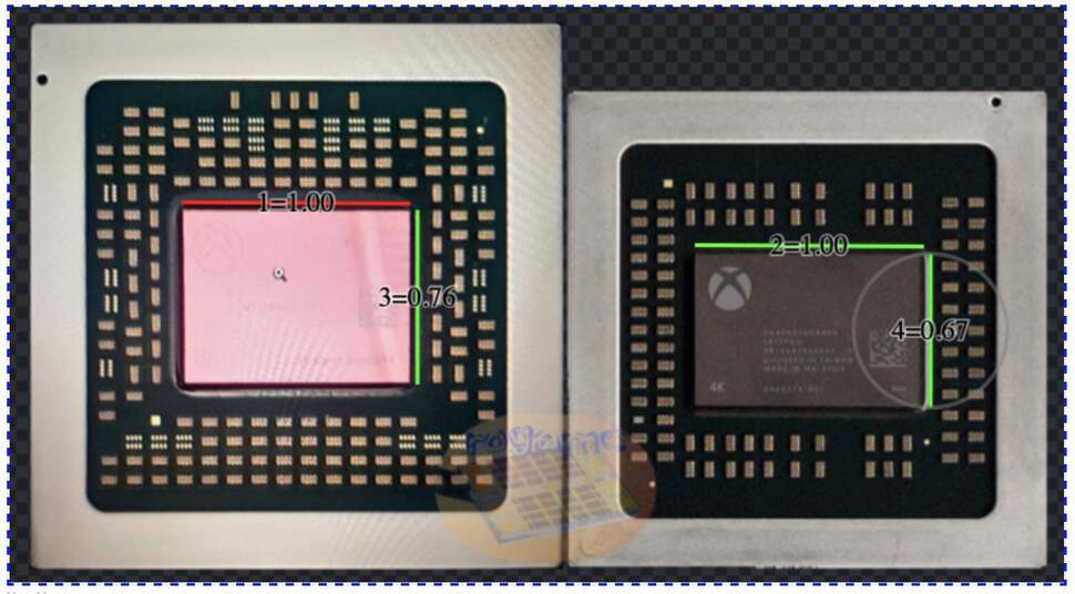 Reddit user _rogame has produced - for my money - the most compelling Series X vs Xbox One X processor size comparison