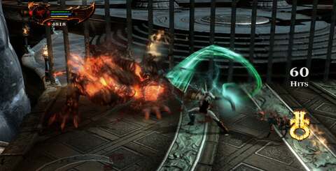 The filmic look of God of War III is boosted via effective motion blur. The shots demonstrate the camera and per-object implementations in the game.