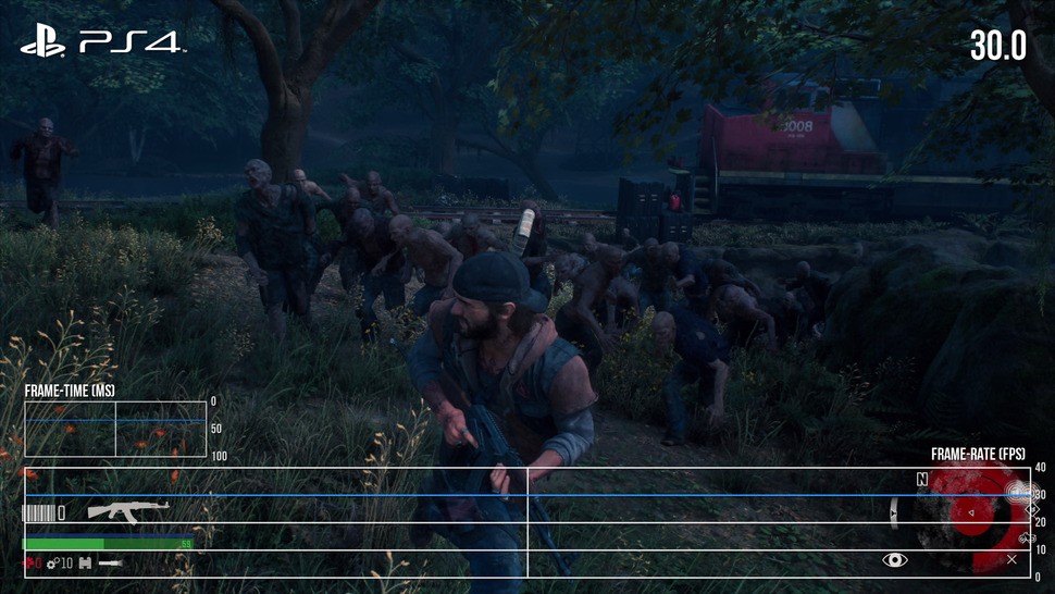 Interestingly, performance when encountering the freaker horde holds up well overall, though results may change according to location and weather conditions