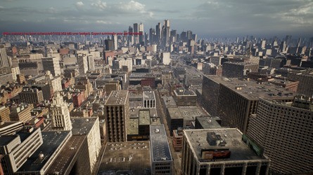 The Matrix Awakens demo ran out of VRAM on our downclocked RTX 2050, but Fortnite with hardware RT, Nanite and Virtual Shadow Maps ran at circa 30fps at 1080p with DLSS performance mode. Click on the thumbnails for higher resolution.