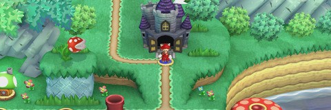 Wii U scales on the fly to 480p, 720p, 1080i or 1080p. Here's a comparison of three of those modes (1080i will look identical to 1080p on static imagery). The new Mario game runs at native 720p with post-processing anti-aliasing on objects and characters. You can compare that on the shot to the right. On the left we compare 2D art scaling. Click through for full resolution images.