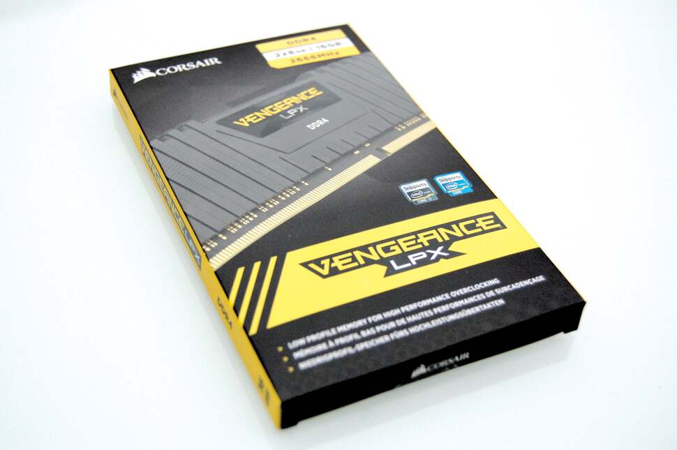 The Z170 platform replaces DDR3 with DDR4 support. To avoid confusion, Intel has validated memory kits - check out the i7 and Core branding on the packaging