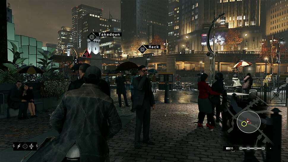 While overall image quality isn't quite on a par with last year's PC-based demo, Watch Dogs appears to render natively in 1080p on the PS4 using post-process anti-aliasing that has less of a softening effect on the overall image