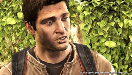 The lower native resolution gives Uncharted a slight lack of clarity, but there's little to complain about when it comes to quality of the assets themselves, particularly in densely-packed jungle environments.