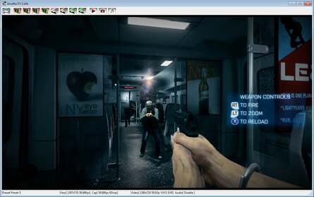 AmaRecTV is our choice for recording video using the Blackmagic Intensity Pro, or indeed any other entry-level HD capture card that supports the DirectShow interface. It's simple to use and the author even provides a readily configured Intensity version.