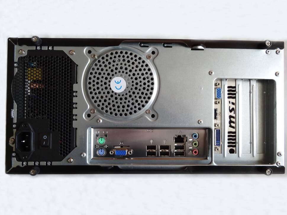 The connection selection on the rear is light compared to some full ATX motherboards, but all the essentials make an appearance; audio jacks, an Ethernet connection, and a further six USB 2.0 ports. The rest is left up to the graphics card