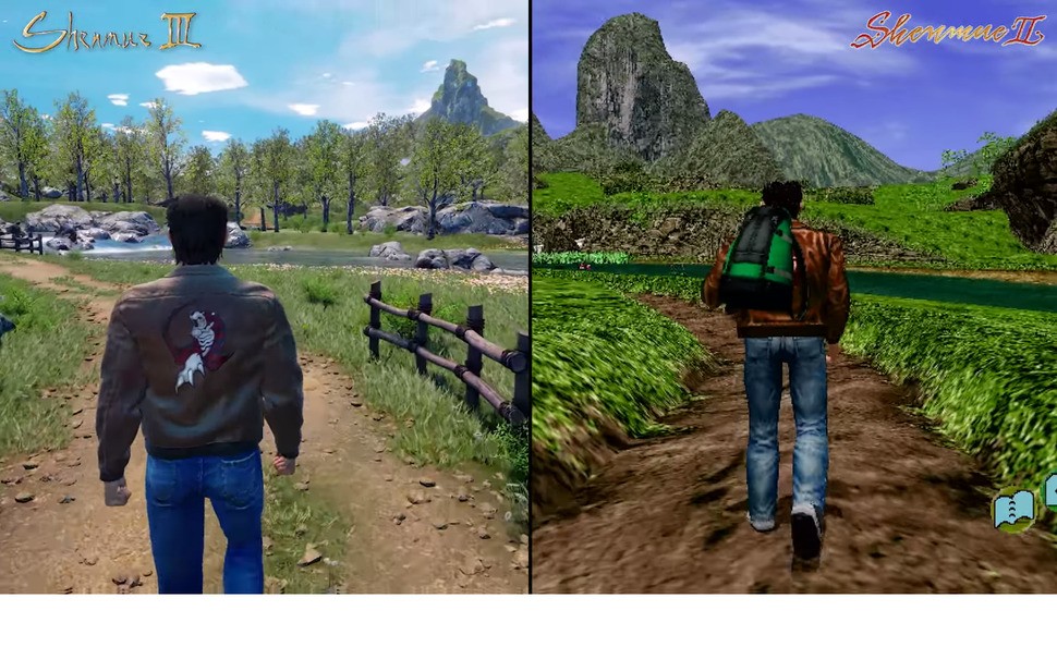 Shenmue 3 evokes the spirit of the original but adds rendering effects (like foliage) that the original developers simply couldn't achieve on the Dreamcast back in the day
