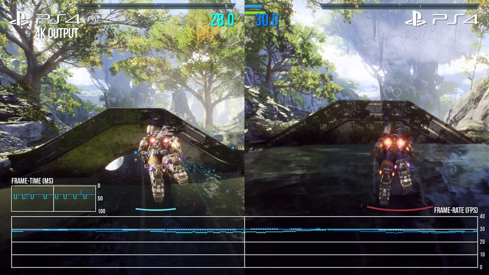 The overall impression compared Pro set to 4K output vs the base machine is that the standard model is slightly smoother when GPU-limited