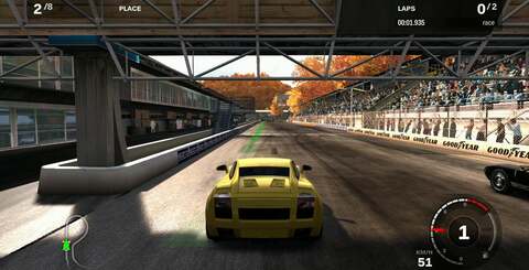 The Maple Valley course once again highlights how much more refined and realistic the lighting and car models are in Forza 3.