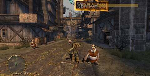 On the left we have the PC port of Stranger's Wrath standing in for the original Xbox version while on the right we see the PS3 remaster. While the games obviously look very similar, Just Add Water has put a lot of effort into enriching the look of the new version.