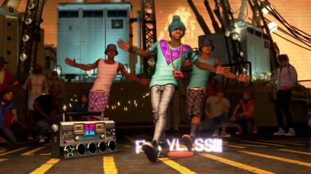 Dance Central has zero lag. By using pre-defined motions, the game can internally calibrate itself similar to the way that Rock Band can be tweaked to eliminate display latency.