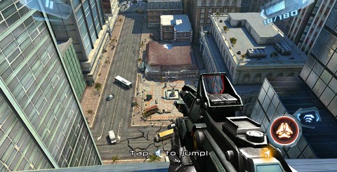 A comparison of Sonic the Hedgehog Episode 2 and NOVA 3 running on iPad mini (top) and Google Nexus 7 (bottom). The iPad screen is significantly bigger, but note how the image opens out on the Nexus. It's like comparing a widescreen movie to a pan and scan equivalent.