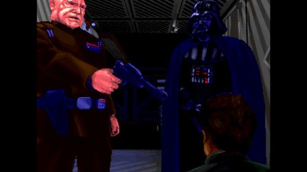 The original Dark Forces evolved the emergent FPS genre with fully-voiced and (somewhat) animated cutscenes between missions.
