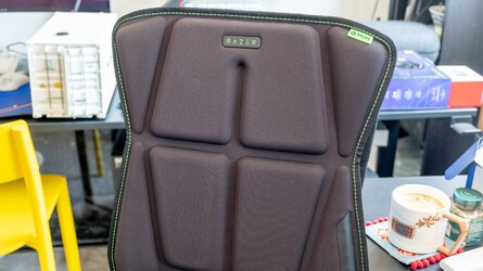 The Freyja seat is quite comfortable, and could make even a basic chair feel pretty good thanks to its added padding. However, I did feel I was being pushed up and forward from my ideal seating position on the Herman Miller Embody. 