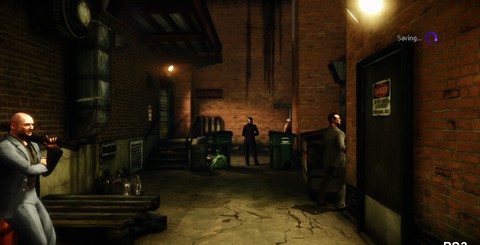 Lighting plays a huge part in The Darkness 2 - many dynamic lights can be shot out, chaging the look of the scene, while some can be moved and re-activated by enemies (top). Shadow resolution is low on both platforms, but a sharper filtering method on the PS3 sometimes gives them a cleaner appearance (bottom).