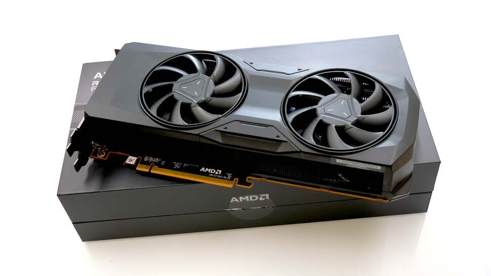 AMD's RX 7800 XT reference design looks sleek, and is easy to fit inside even small form factor cases