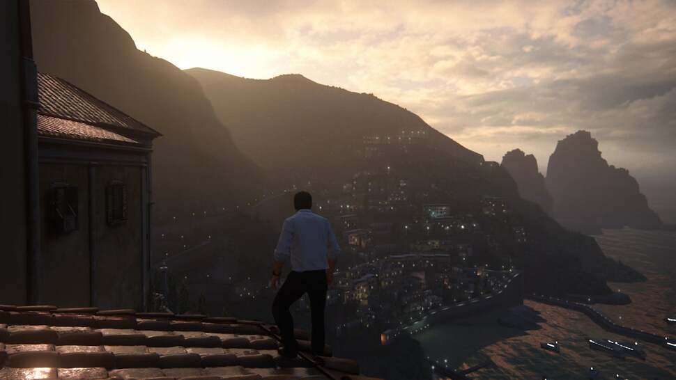 The scenery is often breathtaking and Naughty Dog's take on volumetric lighting really sells the time of day presented here