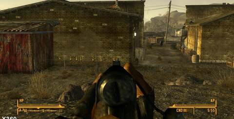 Shorn of a third of the raw texture data, the Xbox 360 version of New Vegas has many, many examples of lower quality art compared to the PS3 and PC versions.