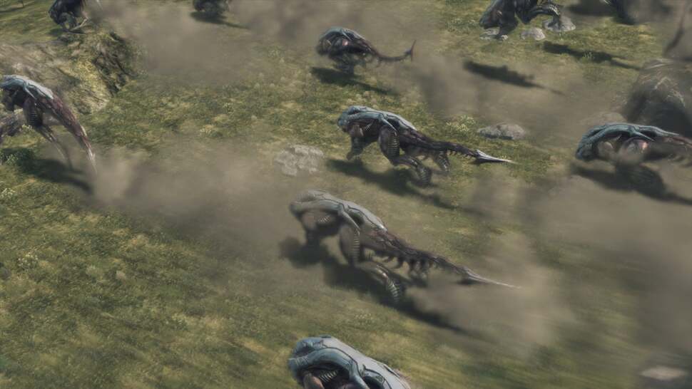 A subtle motion blur effect is used throughout the game to add visual panache to many sequences. Also note the lower resolution alpha effects in this scene